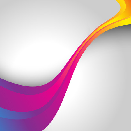 colors wave designのイラスト素材