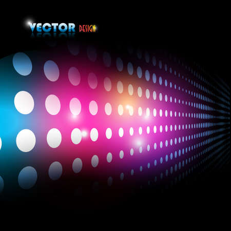 Colorful background on blackのイラスト素材