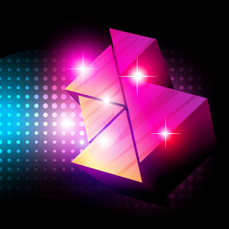 shiny party style designのイラスト素材