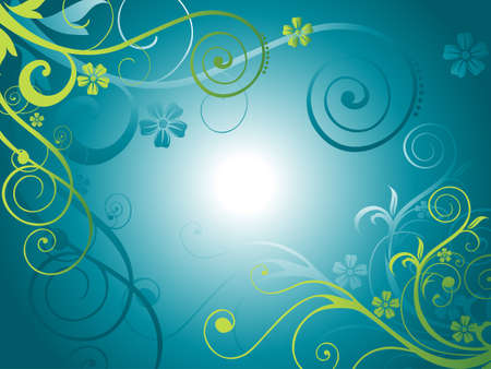   beautiful floral background illustrationのイラスト素材