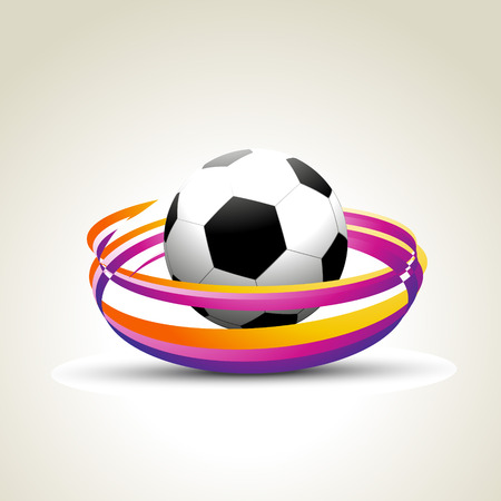   football design colorful illustrationのイラスト素材