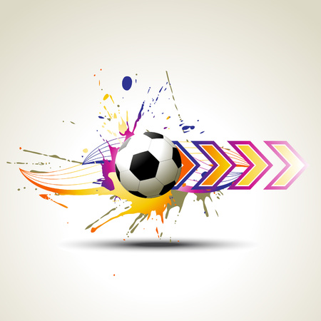 football   artistic design illustrationのイラスト素材