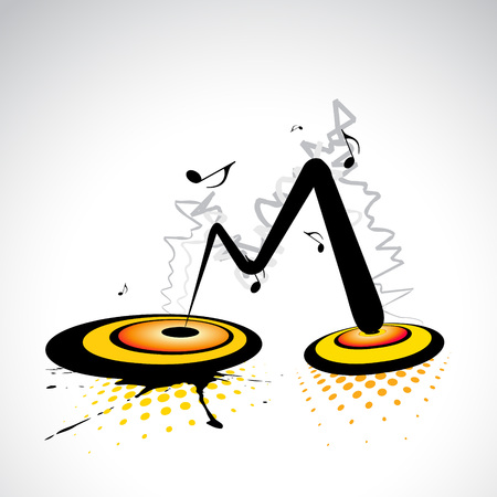  music abstract background design illustrationのイラスト素材