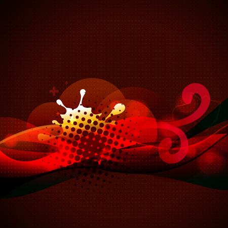 stylish red color vector background design art. Eps10 designのイラスト素材