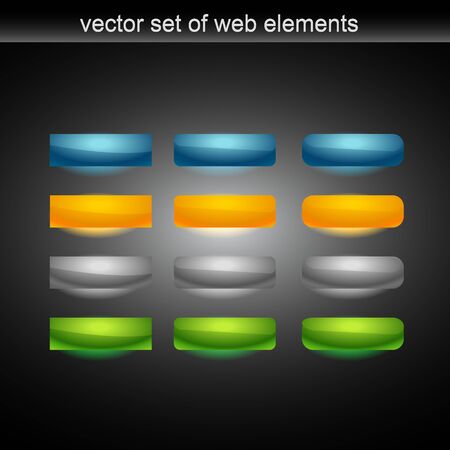 web button of twelveのイラスト素材