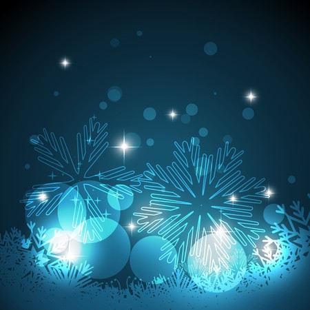 shiny light glowing winter backgroundのイラスト素材