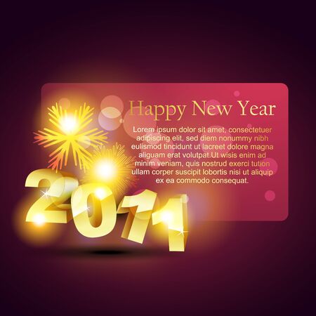 vector shiny new year background designのイラスト素材