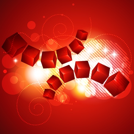 beautiful red color stylish background designのイラスト素材