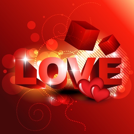 beautiful love vector background designのイラスト素材