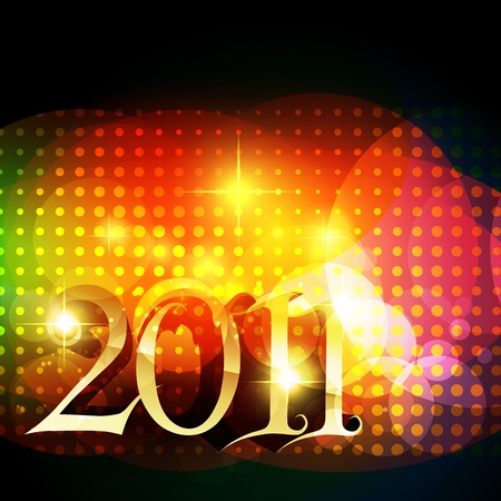 colorful new year template designのイラスト素材