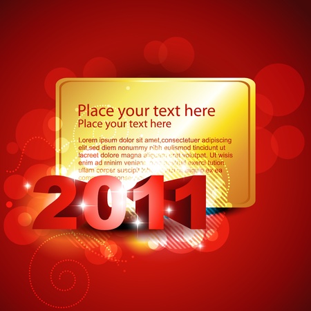 shiny new year template designのイラスト素材