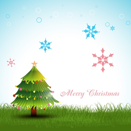 christmas tree stylish artistic designのイラスト素材