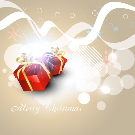 beautiful stylish gift box on backgroundのイラスト素材
