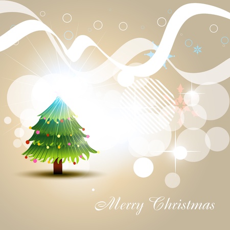 christmas tree stylish artistic designのイラスト素材