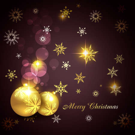 beautiful christmas ball backgroundのイラスト素材