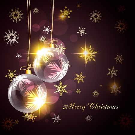 beautiful christmas ball backgroundのイラスト素材