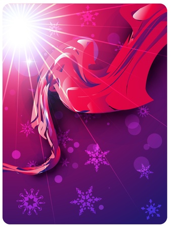 colorful background stylish wave illustrationのイラスト素材