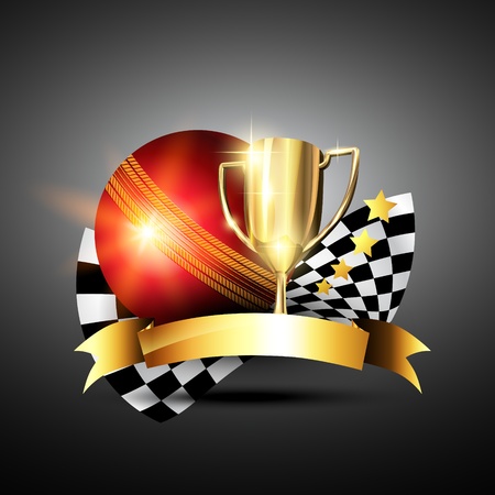 golden cricket trophy trophy のイラスト素材