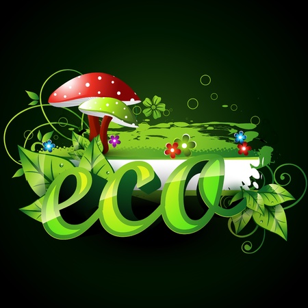 eco background designのイラスト素材