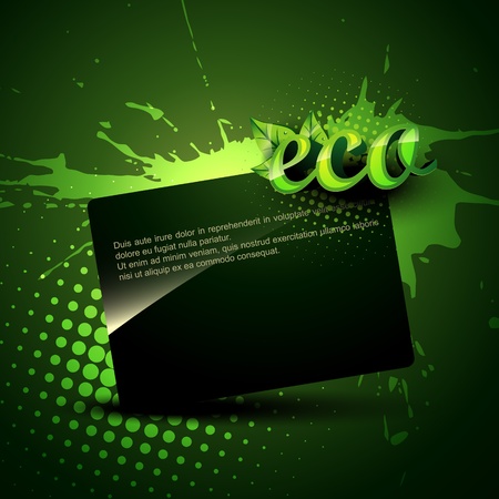 green eco background with space for your textのイラスト素材