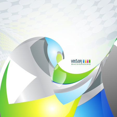 beautiful stylish wave backgroundのイラスト素材