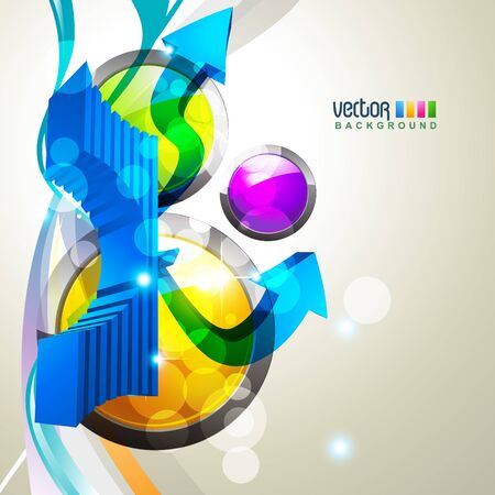 vector abstract shape background designのイラスト素材