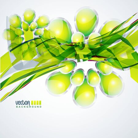 beautiful abstract shape vector design artのイラスト素材