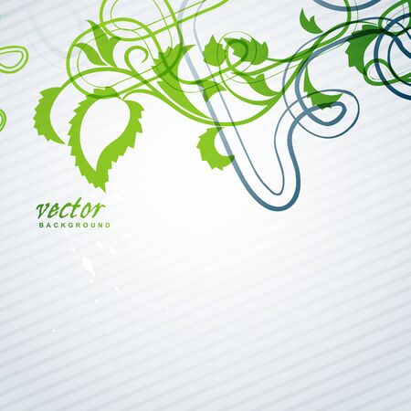 beautiful background of abstract floral designのイラスト素材
