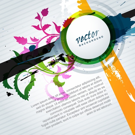stylish abstract colorful background designのイラスト素材