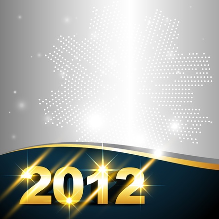 golden happy new year design with space for your textのイラスト素材