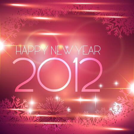 beautiful shiny happy new year backgroundのイラスト素材