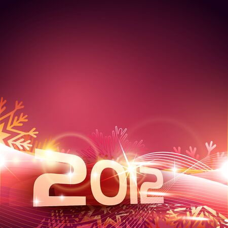 happy new year glowing backgroundのイラスト素材