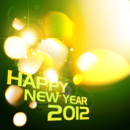 stylish happy new year backgroundのイラスト素材