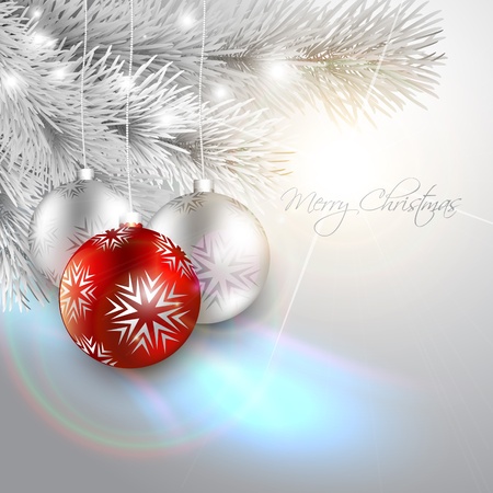 silver christmas background with space for your textのイラスト素材