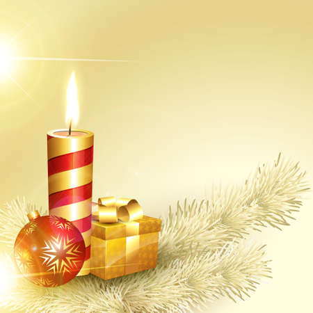 stylish merry christmas background with space for your textのイラスト素材