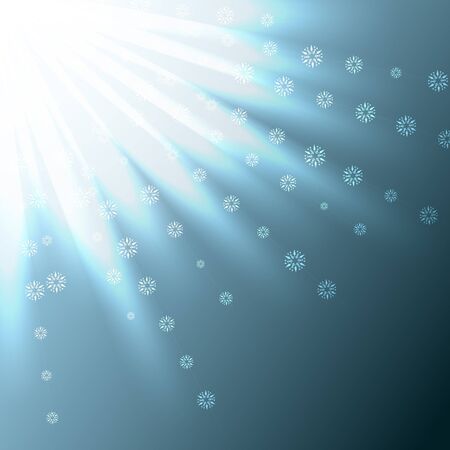 beautiful blue rays vector backgroundのイラスト素材