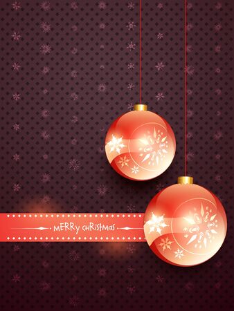 stylish merry christmas vector design artのイラスト素材