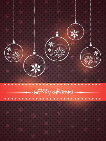 vector stylish merry christmas background with space for your textのイラスト素材