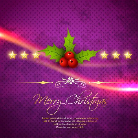 beautiful glowing merry christmas backgroundのイラスト素材
