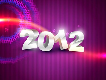 beautiful happy new year on purple backgroundのイラスト素材