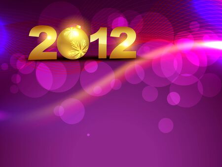 vector new year text on purple backgroundのイラスト素材
