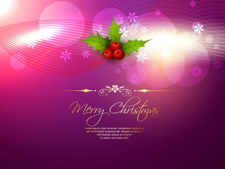 beautiful merry christmas design vector illustrationのイラスト素材