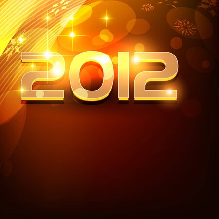 beautiful happy new year design with space for your textのイラスト素材