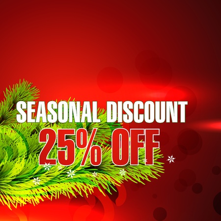 vector seasonal sale background designのイラスト素材