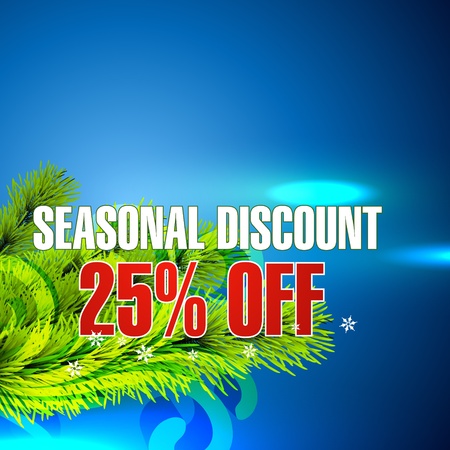 vector seasonal sale background designのイラスト素材