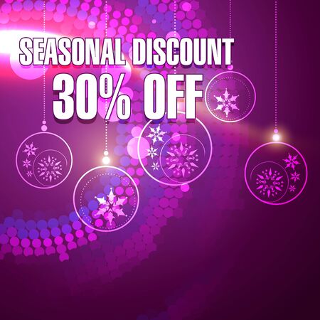 vector chritmas sale background designのイラスト素材