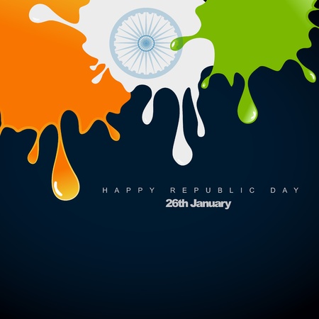 stylish indian flag design illustrationのイラスト素材