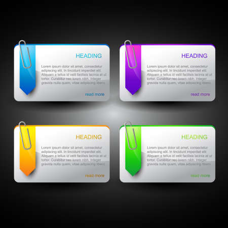 set of web elementsのイラスト素材