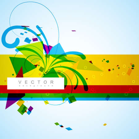 colorful fun style  background designのイラスト素材