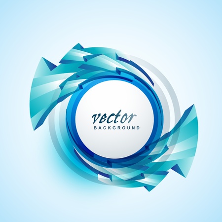 abstract style circle shape backgroundのイラスト素材